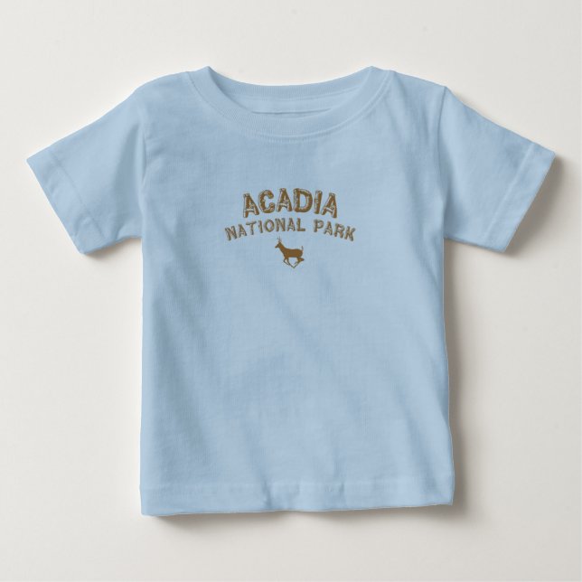 T-shirt Pour Bébé Parc national d'Acadia (Devant)