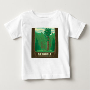 T-shirt Pour Bébé Parc national de Sequoia