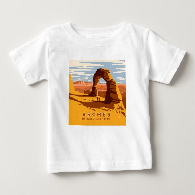 T-shirt Pour Bébé Parc national des Arches | Utah (Devant)