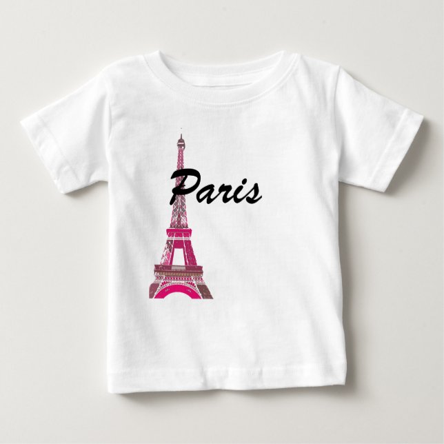 T-shirt Pour Bébé Paris (Devant)