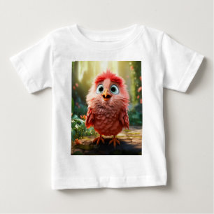 T-shirt Pour Bébé Parker - Le Cardinal Rouge Chick