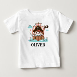 T-shirt Pour Bébé Partez pour l'aventure ! Pirate Kid