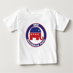 T-shirt Pour Bébé Parti Républicain de l'Ohio
