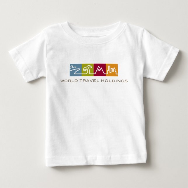 T-shirt Pour Bébé Participations de voyage du monde (Devant)