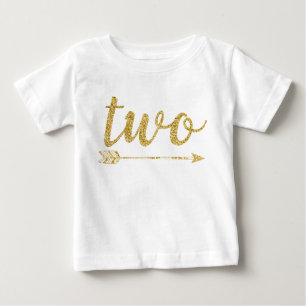 T-shirt Pour Bébé parties scintillant bébé 2e anniversaire-imprimer