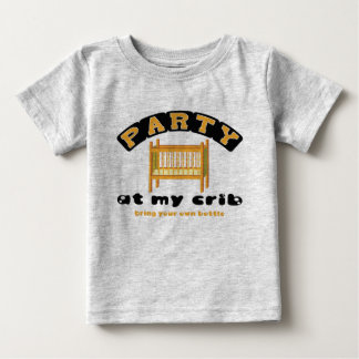 T-shirt Pour Bébé Party à ma huche, BYOB, drôle, bébé, chemise