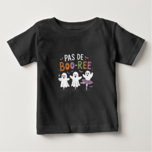 T-shirt Pour Bébé Pas de BOO-ree Professeur de danseuse de ballet fa