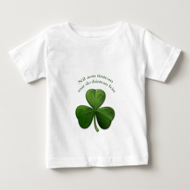 T-shirt Pour Bébé Pas de place comme chez soi (Devant)
