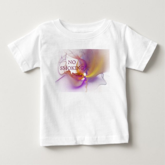 T-shirt Pour Bébé Pas de tabac (Devant)
