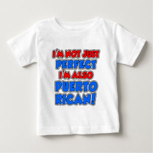 T-shirt Pour Bébé Pas seulement parfait Portoricain