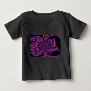 T-shirt Pour Bébé Passion violette : Royal Romance Roses