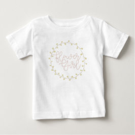 T-shirt Pour Bébé Pastel Floral Swirl | Fleur fille