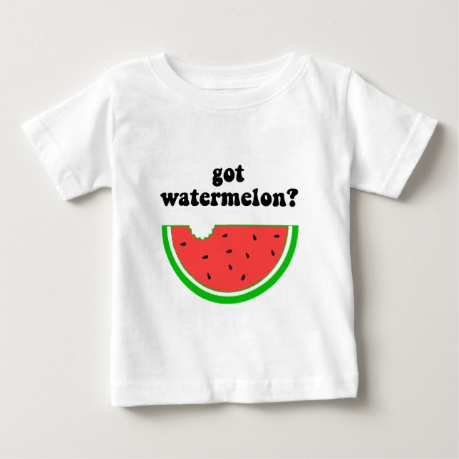 T-shirt Pour Bébé Pastèque obtenue ? (Devant)