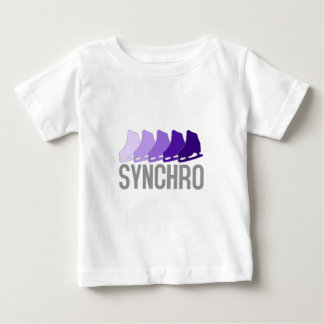 T-shirt Pour Bébé Patins Synchro