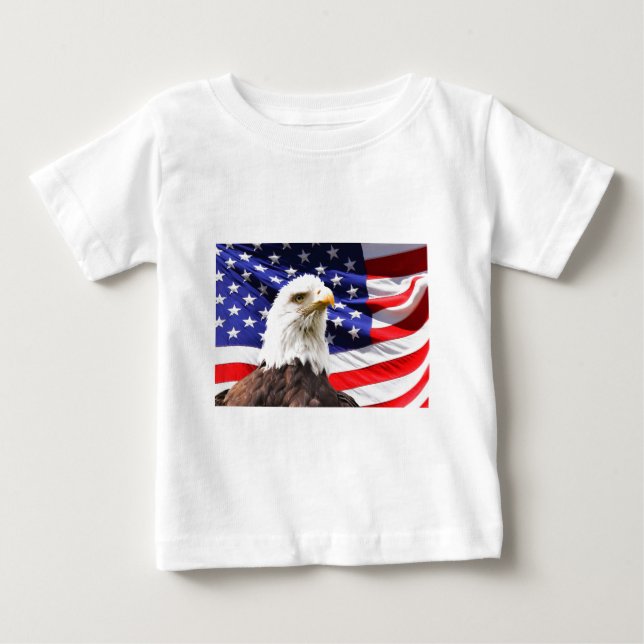 T-shirt Pour Bébé Patriotique (Devant)