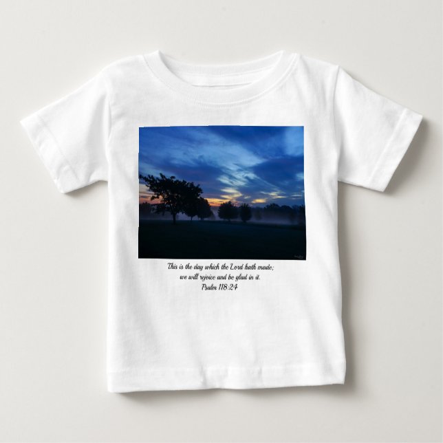 T-shirt Pour Bébé Pause De L'Aube Et Du Fog (Devant)