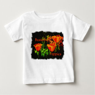 T-shirt Pour Bébé Pavots