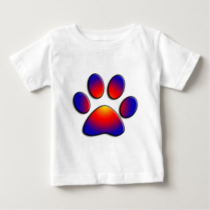 T-SHIRT POUR BÉBÉ PAW COLORÉ