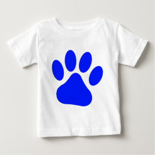 T-shirt Pour Bébé Pawprint bleu