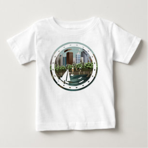 T-shirt Pour Bébé Paysage urbain