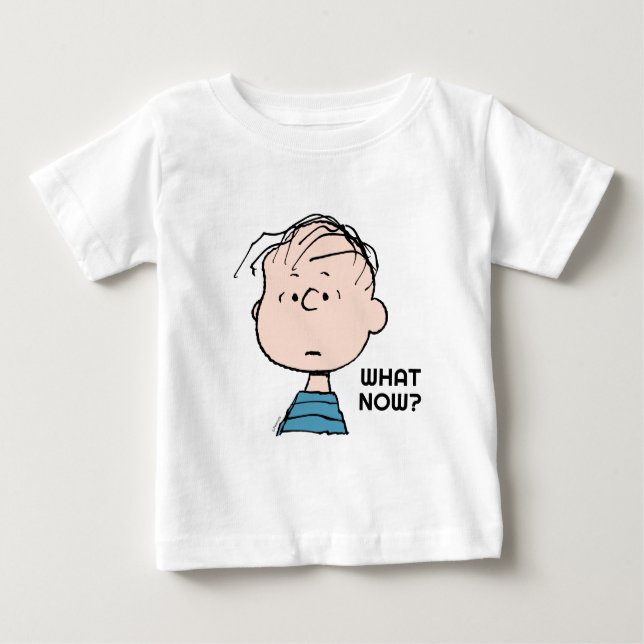T-shirt Pour Bébé Peanuts | Portrait de Linus (Devant)