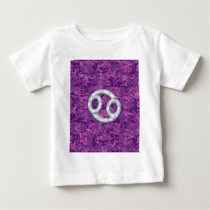 T-shirt Pour Bébé Pearle comme cancer Zodiac Connexion Camo numériqu