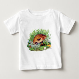 T-shirt Pour Bébé Pêche de carpe