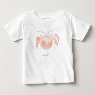 T-shirt Pour Bébé Pêche (pêche)