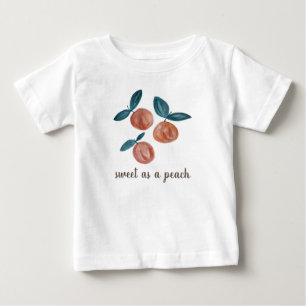 T-shirt Pour Bébé Peindre la chair douce comme une poire de bébé