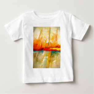 T-shirt Pour Bébé Peinture Abstraite moderne