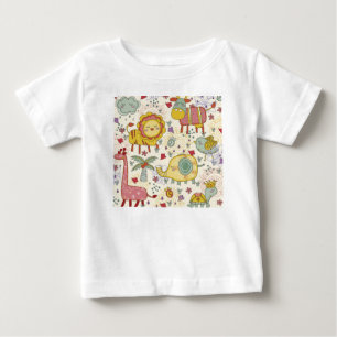 T-shirt Pour Bébé peinture animale