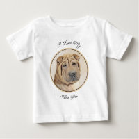 Peinture Shar Pei - Cute Original Chien Art