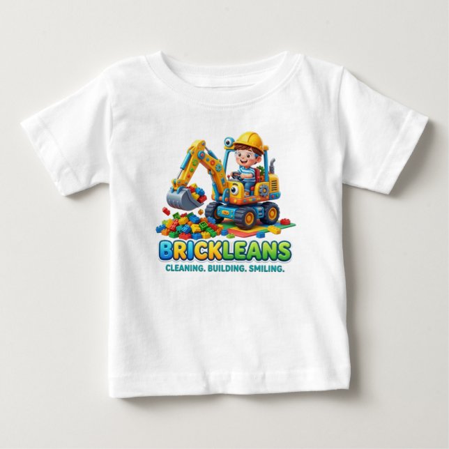 T-SHIRT POUR BÉBÉ PELLE MÉCANIQUE (Devant)
