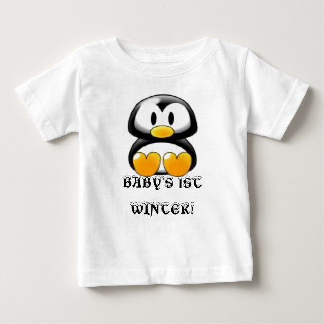 T-SHIRT POUR BÉBÉ PENGUIN ! (Devant)