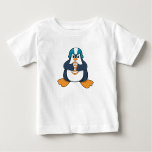 T-shirt Pour Bébé Penguin de football
