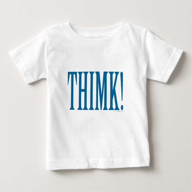 T-SHIRT POUR BÉBÉ PENSEZ! (Devant)