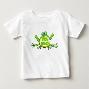 T-shirt Pour Bébé Pensez vert