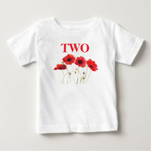 T-shirt Pour Bébé Pépites de fête du 2e anniversaire Baby Girl