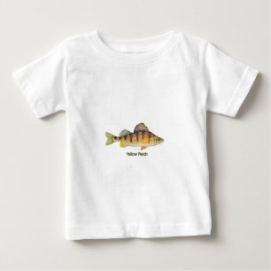 T-shirt Pour Bébé Perche jaune (intitulée)