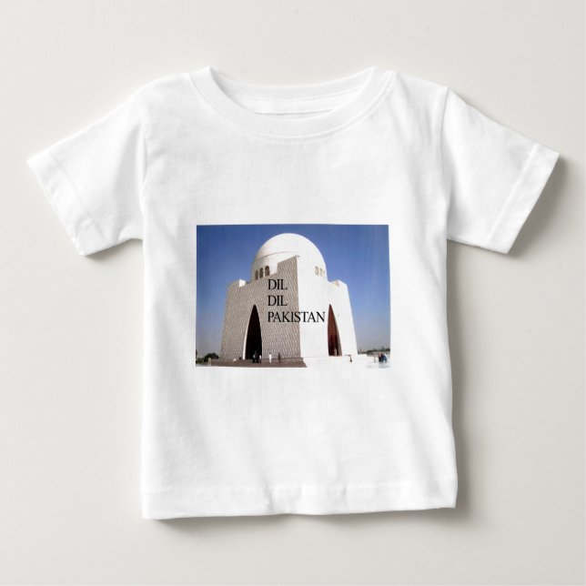 T-shirt Pour Bébé Père de la Nation : Mazar-e-Quaid (Devant)