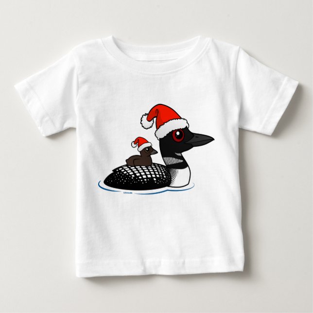 T-shirt Pour Bébé Père Noël Loon (Devant)