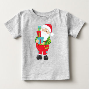 T-shirt Pour Bébé Père Noël, Noël, Noël, Noël, Dons, Présentations