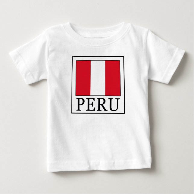 T-shirt Pour Bébé Pérou (Devant)