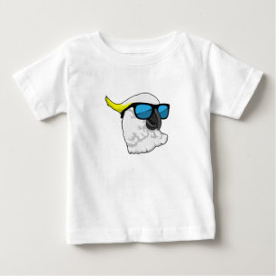T-shirt Pour Bébé Perroquet avec lunettes de soleil