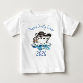T-shirt Pour Bébé Personalized Cruise Ship