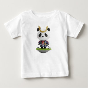 T-shirt Pour Bébé Personnage 3D Chibi Samouraï Panda