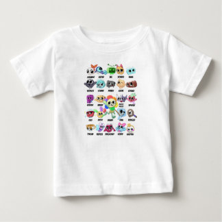T-shirt Pour Bébé Personnages de Dandy's World Toons
