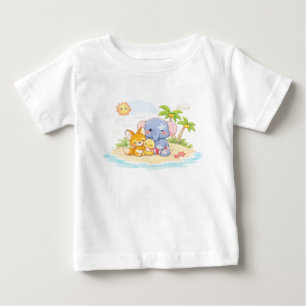 T-shirt Pour Bébé Personnages de jouets pastel doux