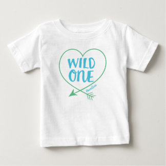 T-shirt Pour Bébé Personnalisé Wild One Boys Premier anniversaire