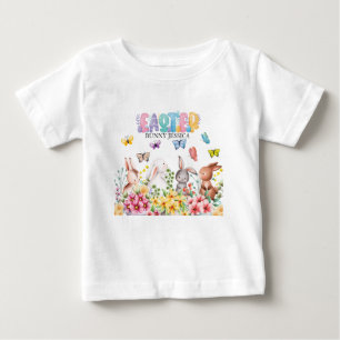 T-shirt Pour Bébé Personnaliser Funny Bunny Joyeux jour de Pâques